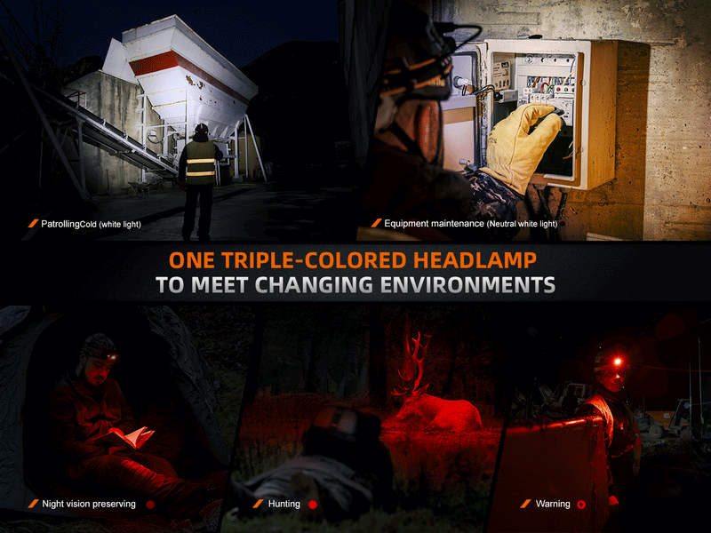 Load image into Gallery viewer, Fenix HM75R Rechargeable Industrial Headlamp - 1600 Lumens
