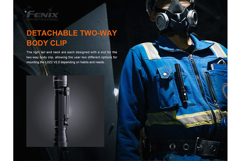 Load image into Gallery viewer, Fenix LD22 V2 Compact LED Flashlight - 800 Lumens
