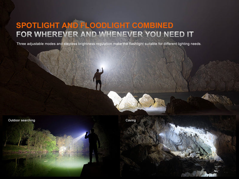 Load image into Gallery viewer, Fenix LR35R PRO Rechargeable Palm-Sized Searchlight
