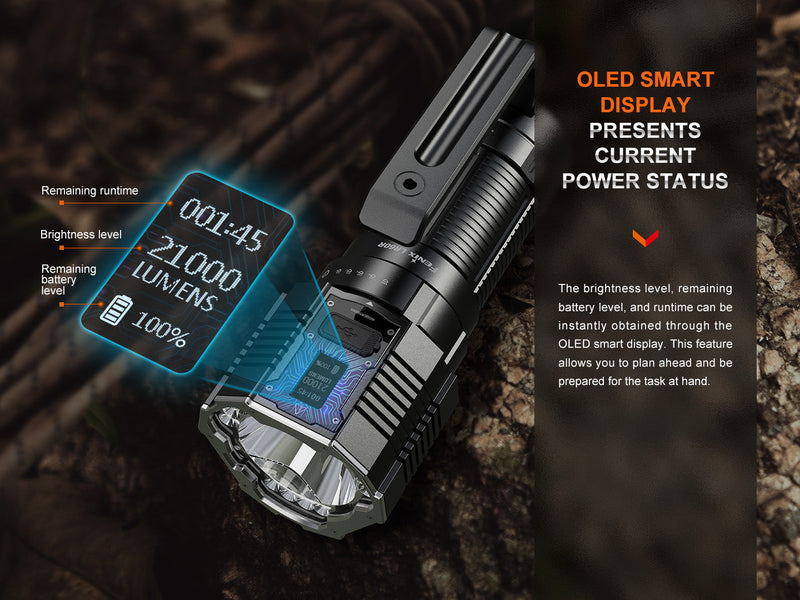 Load image into Gallery viewer, Fenix LR60R Rotary Switch Rechargeable Searchlight - 21000 Lumens
