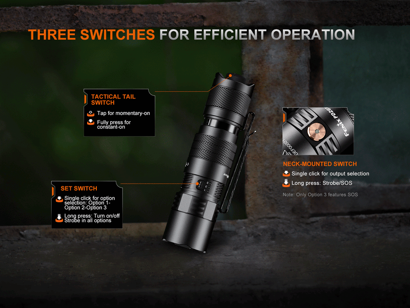 Load image into Gallery viewer, Fenix PD26R ACE Multi-Mode Compact Tactical Flashlight
