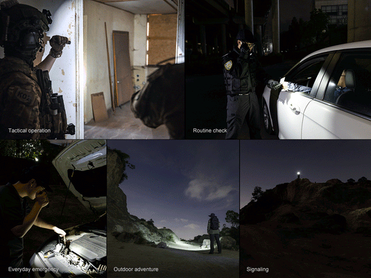 Fenix PD35R ACE Multi-mode Tactical Flashlight