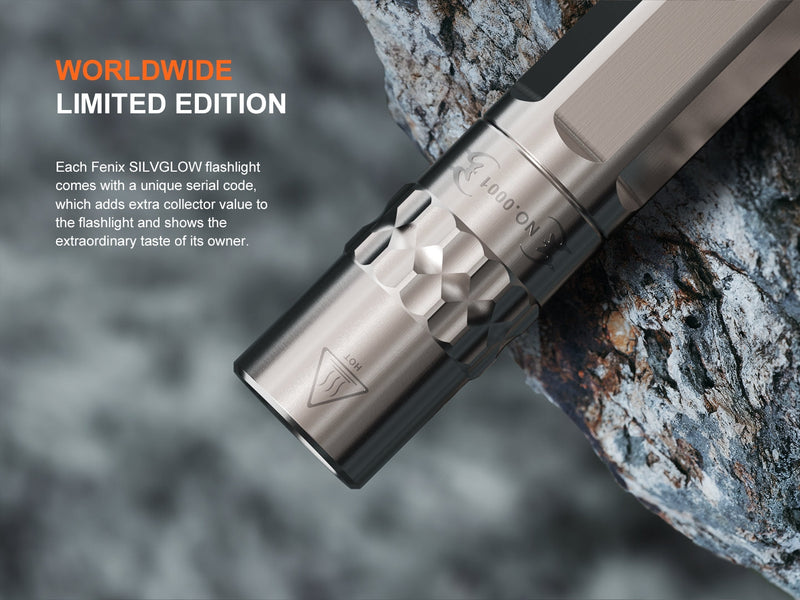 Load image into Gallery viewer, Fenix SilvGlow Limited Edition Collector&#39;s AAA Flashlight
