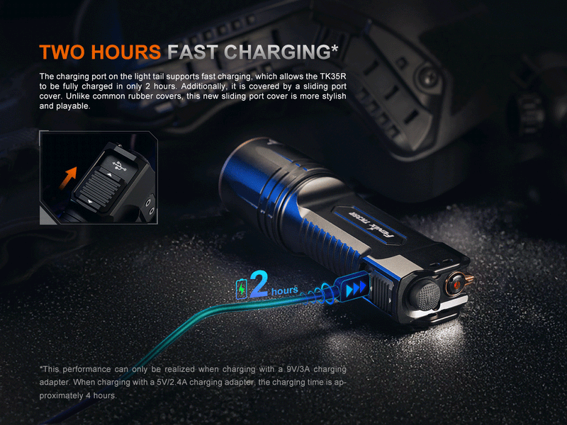 Load image into Gallery viewer, Fenix TK35R UV Light Rechargeable High-Performance Tactical Flashlight
