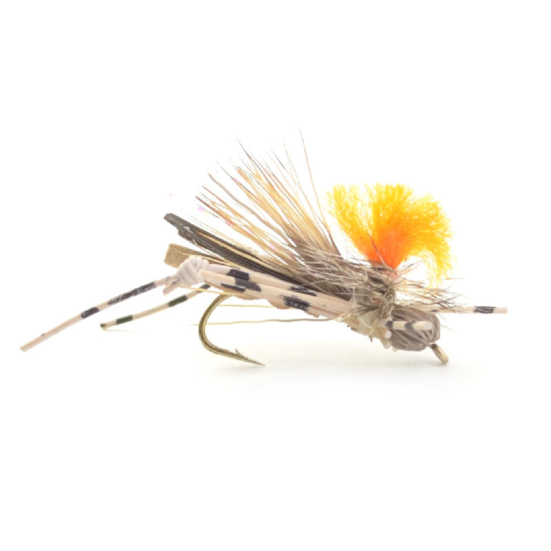 Load image into Gallery viewer, Trout Fly Assortment - Foam Body High Visibility Grasshopper Dry Fly Collection
