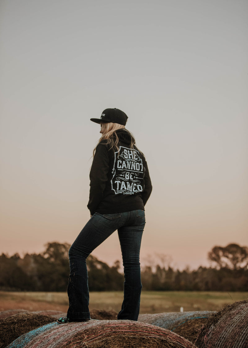 Load image into Gallery viewer, She Cannot Be Tamed Hoodie | Black
