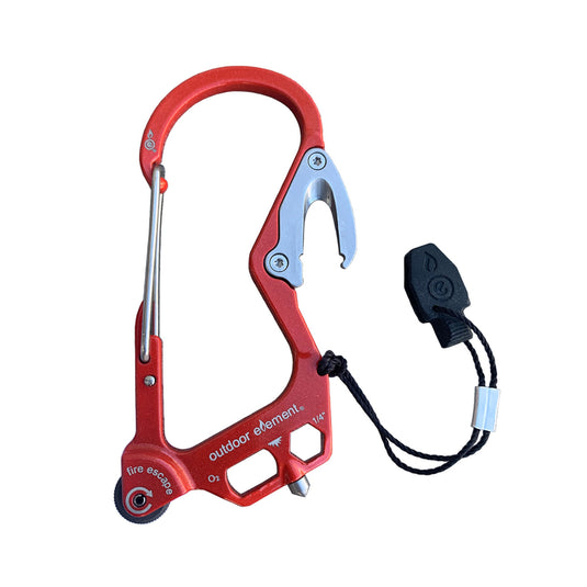 Fire Escape: Fire-Starting Multitool Carabiner