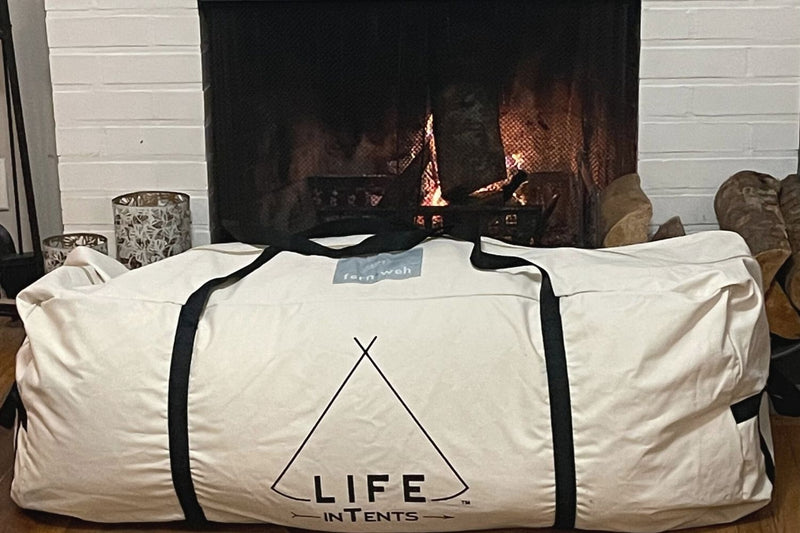 Load image into Gallery viewer, Bell Tent Bag - XL Canvas Duffel Bag
