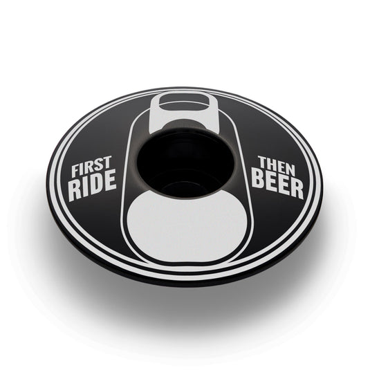 First Ride Then Beer - Bicycle Headset Cap
