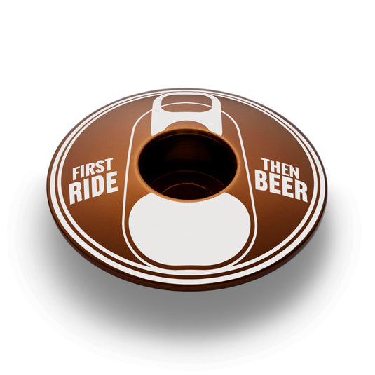 First Ride Then Beer - Bicycle Headset Cap