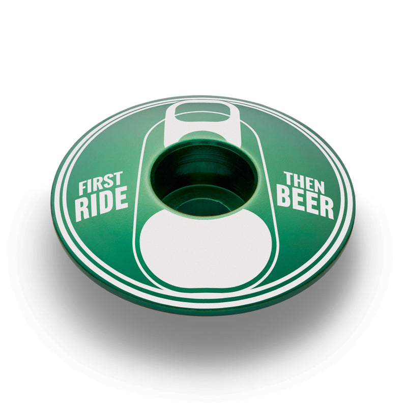 Load image into Gallery viewer, First Ride Then Beer - Bicycle Headset Cap
