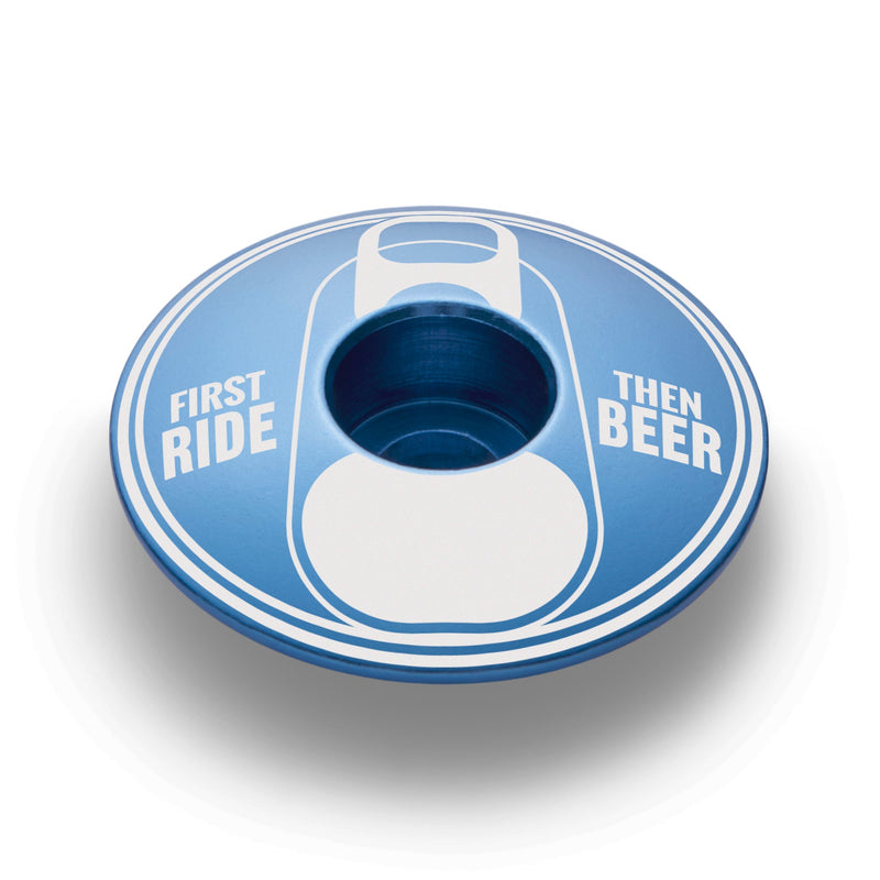Load image into Gallery viewer, First Ride Then Beer - Bicycle Headset Cap

