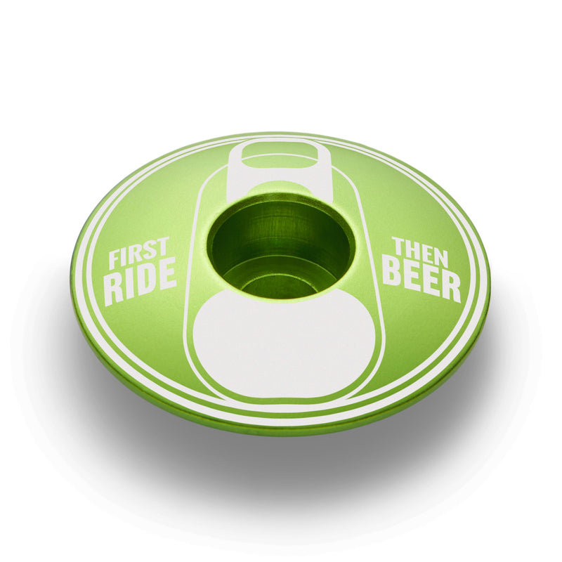 Load image into Gallery viewer, First Ride Then Beer - Bicycle Headset Cap
