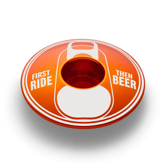 First Ride Then Beer - Bicycle Headset Cap