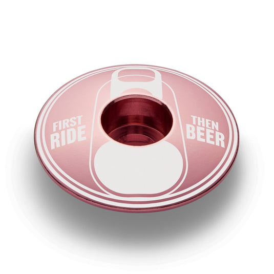 First Ride Then Beer - Bicycle Headset Cap