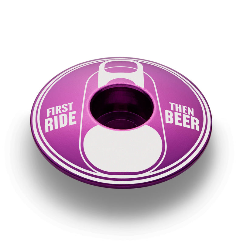 Load image into Gallery viewer, First Ride Then Beer - Bicycle Headset Cap
