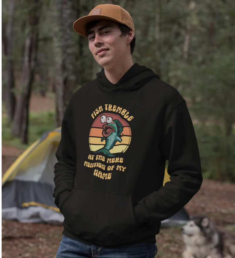 Load image into Gallery viewer, Fish Tremble Unisex Hoodie
