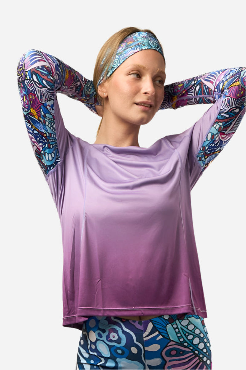 Load image into Gallery viewer, Enchanted Grayling Backcast Sunshirt
