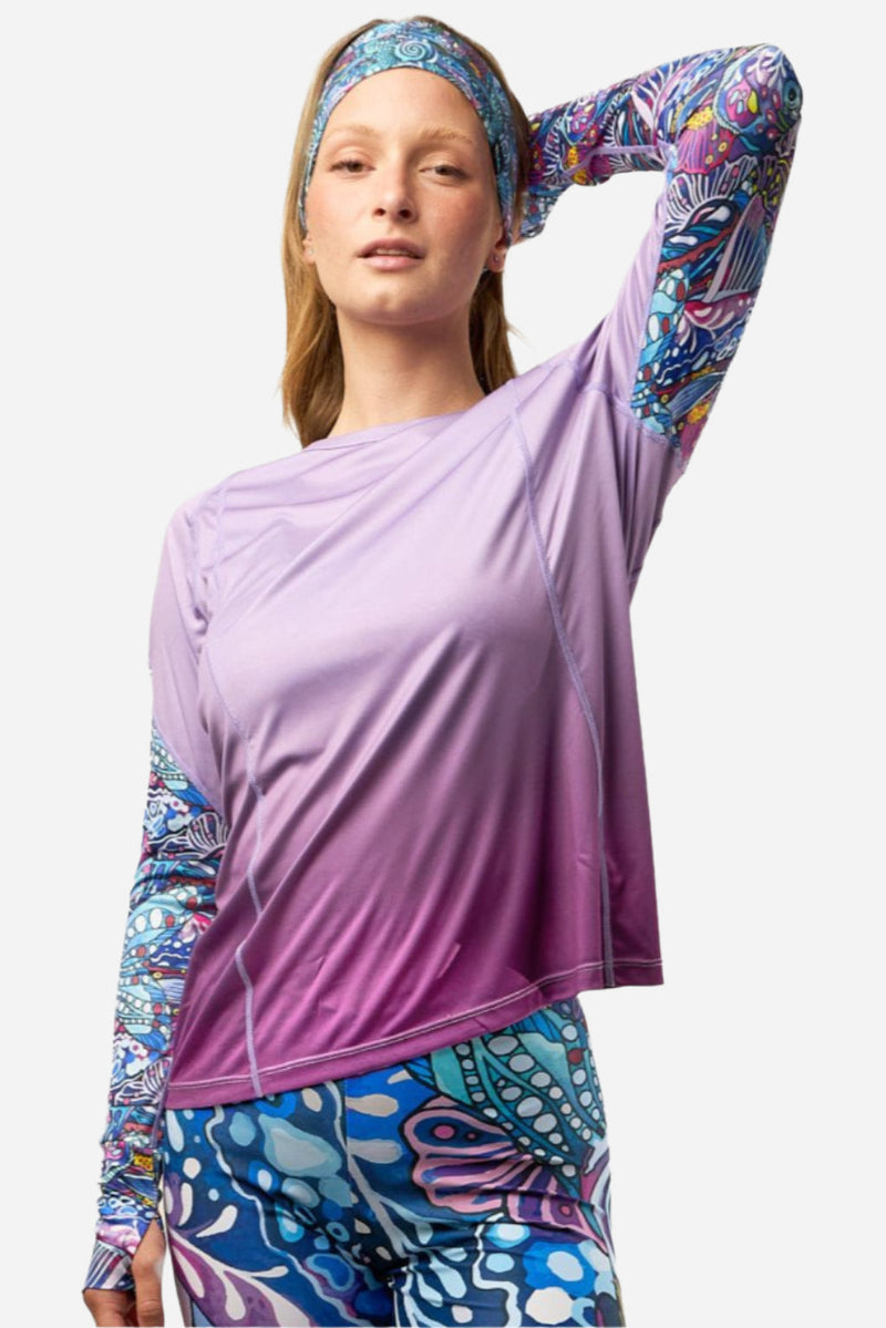 Load image into Gallery viewer, Enchanted Grayling Backcast Sunshirt

