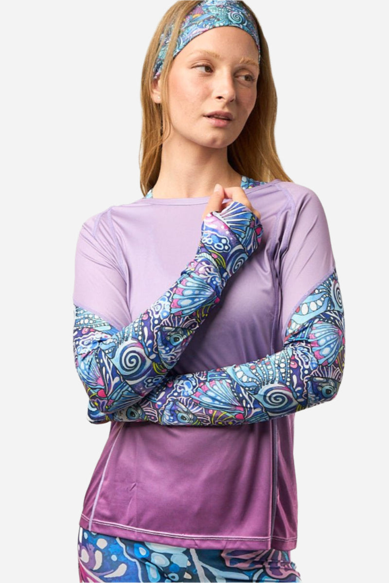 Load image into Gallery viewer, Enchanted Grayling Backcast Sunshirt
