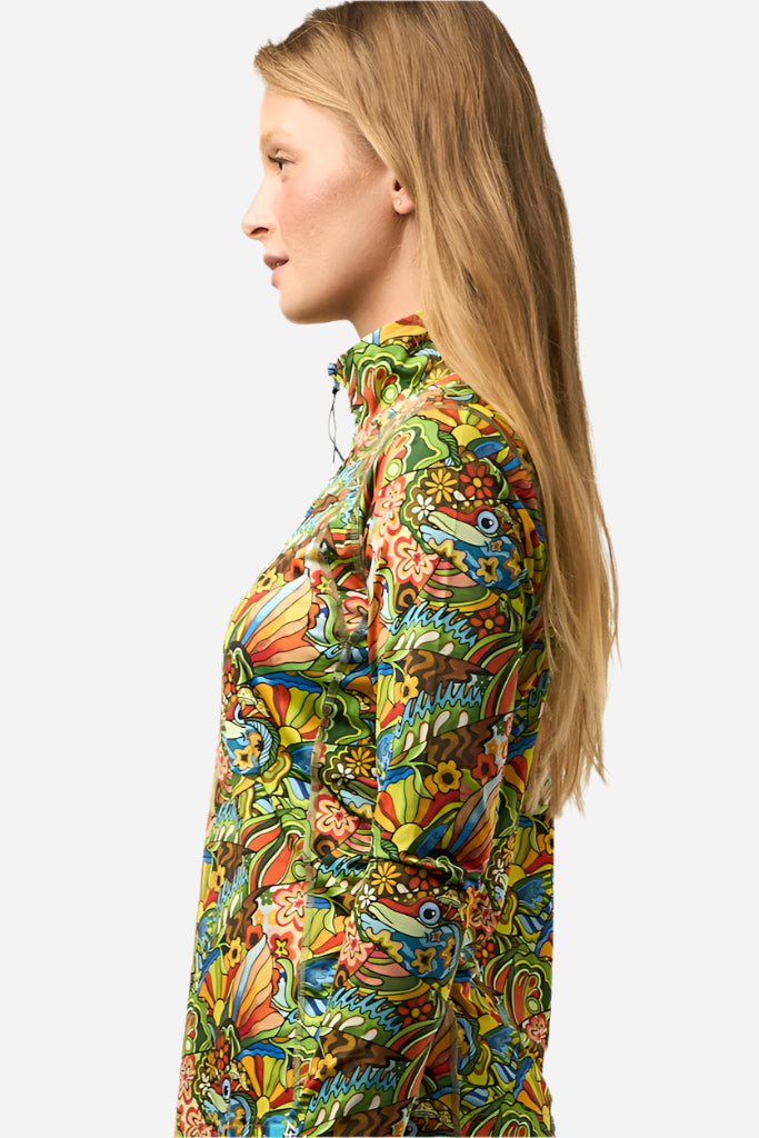 Load image into Gallery viewer, Boho Bass 1/4 Zip Sunshirt
