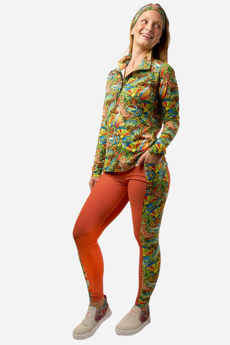 Load image into Gallery viewer, Boho Bass 1/4 Zip Sunshirt
