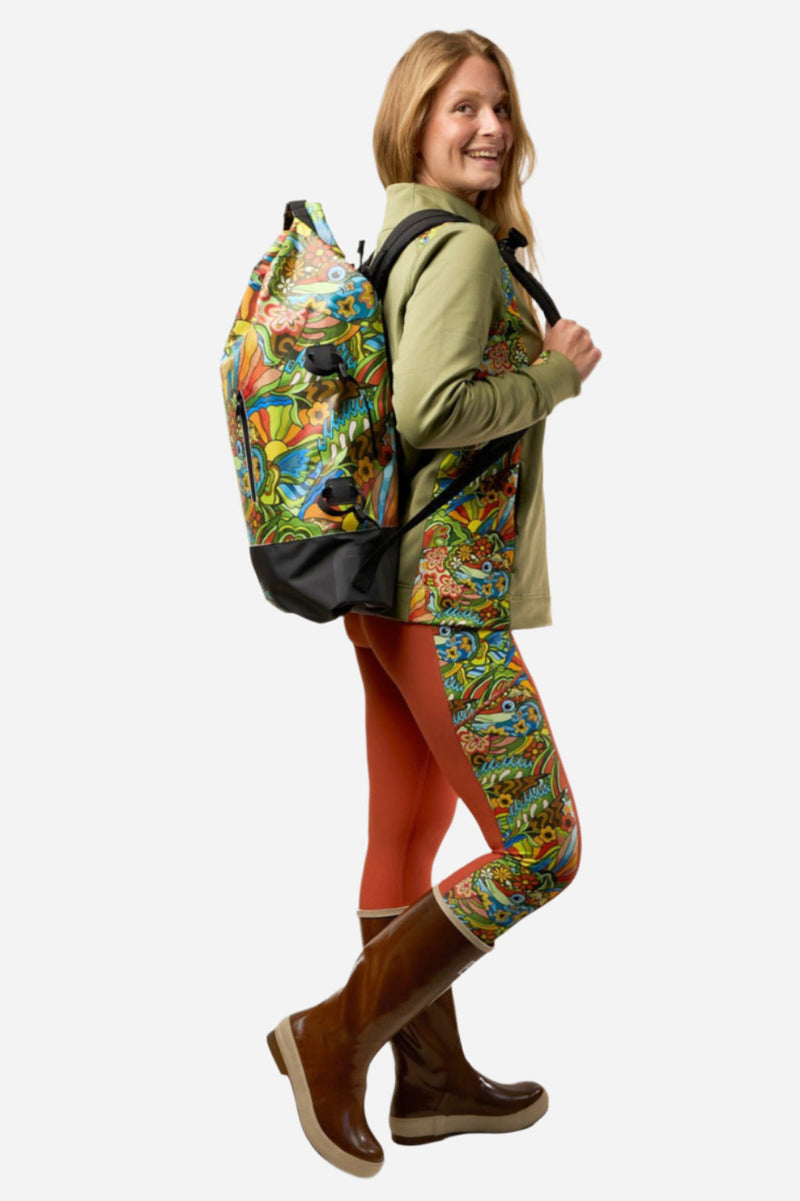 Load image into Gallery viewer, Boho Bass Backpack Dry Bag

