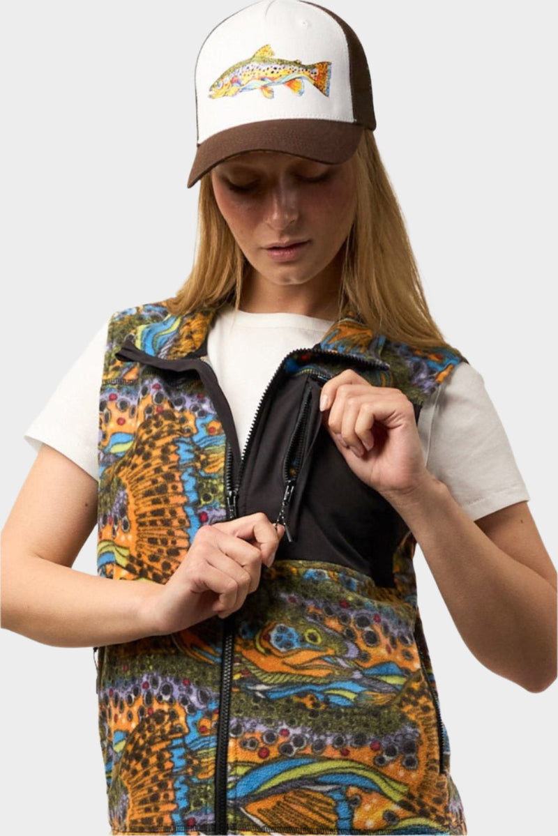 Load image into Gallery viewer, Unbound Brown Fleece Vest
