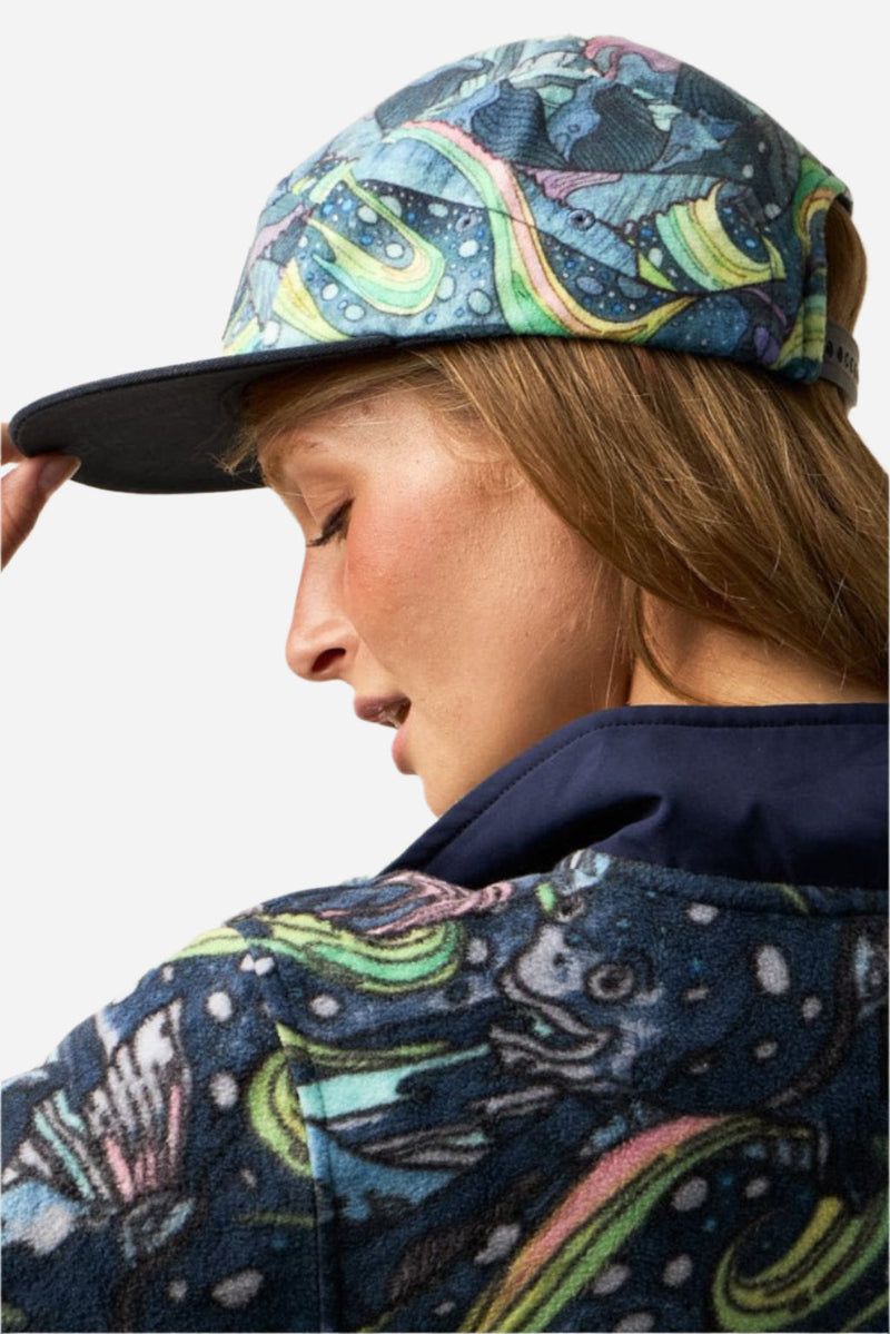 Load image into Gallery viewer, HaliBorealis Fleece 5-Panel Hat
