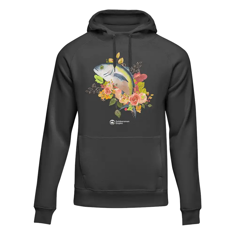 Load image into Gallery viewer, Fishing Flower&#39; Unisex Hoodie
