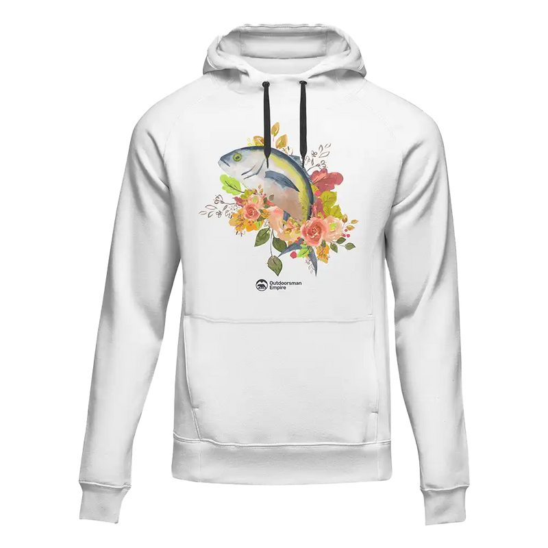 Load image into Gallery viewer, Fishing Flower&#39; Unisex Hoodie
