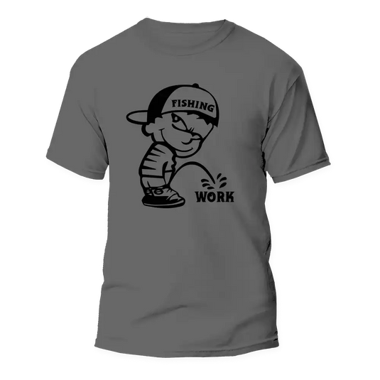 Fishing And Work Man T-Shirt