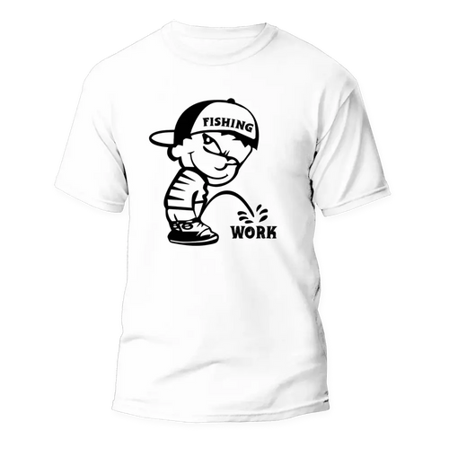 Fishing And Work Man T-Shirt