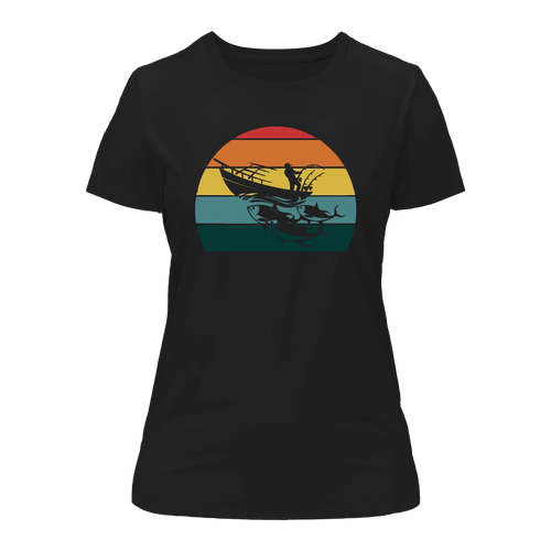 Fishing Boat T-Shirt for Women