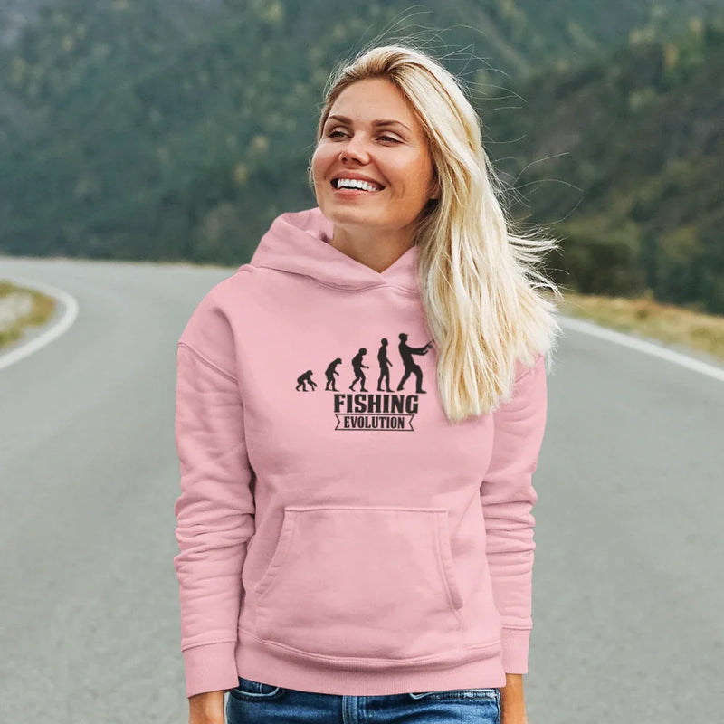 Load image into Gallery viewer, Fishing Evolution Unisex Hoodie

