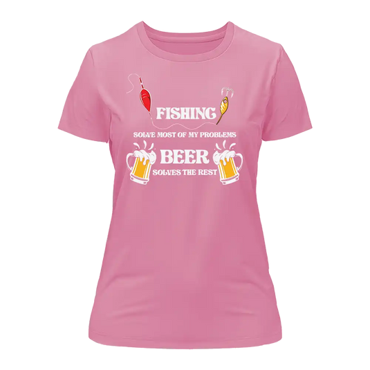 Fishing Solves All My Problem T-Shirt for Women