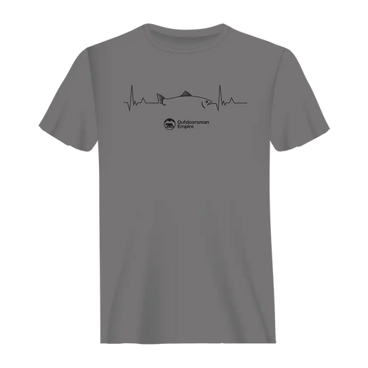 Fishing Cardiogram Man T-Shirt