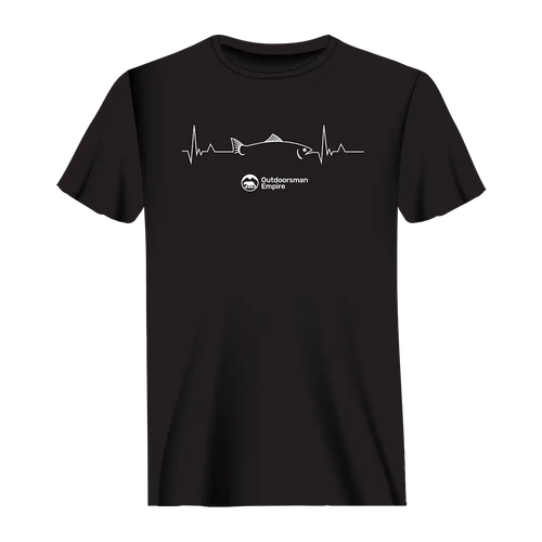 Fishing Cardiogram Man T-Shirt