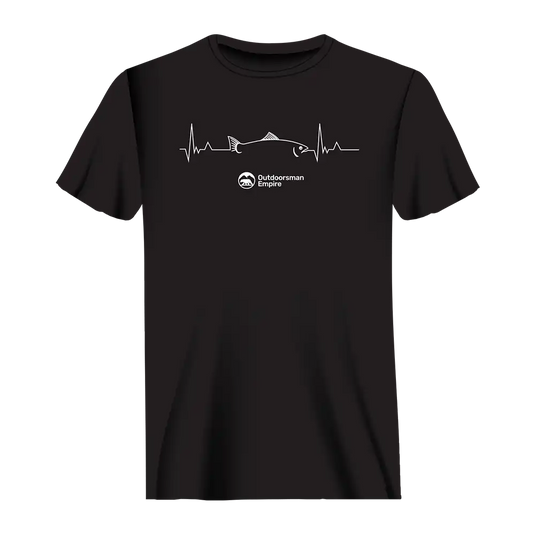 Fishing Cardiogram Man T-Shirt