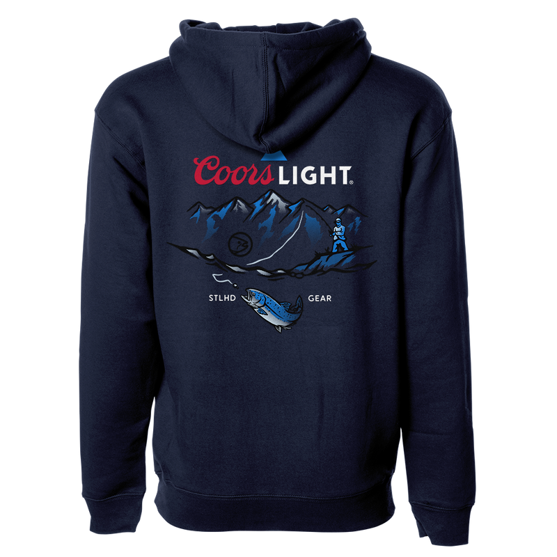 Load image into Gallery viewer, STLHD Men’s X Coors Light Streamside Premium Hoodie

