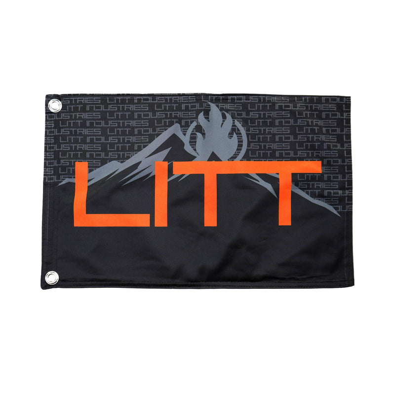 Load image into Gallery viewer, Litt Industries Litt Mountain UTV Flag color orange 
