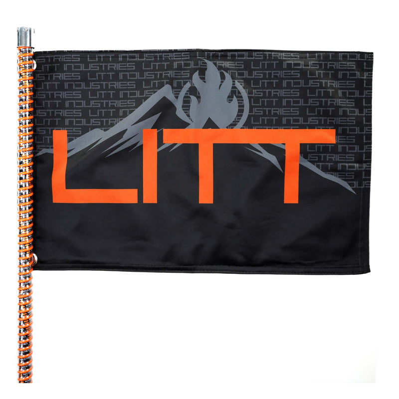 Load image into Gallery viewer, Litt Industries Litt Mountain UTV Flag color orange
