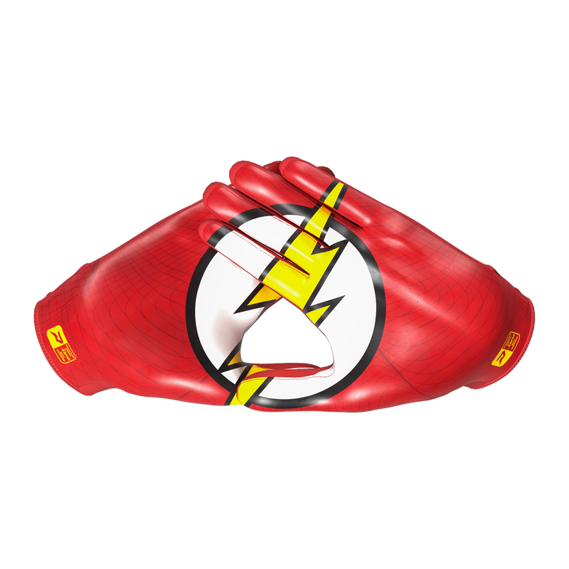 Load image into Gallery viewer, The Flash Football Gloves - VPS5 by Phenom Elite

