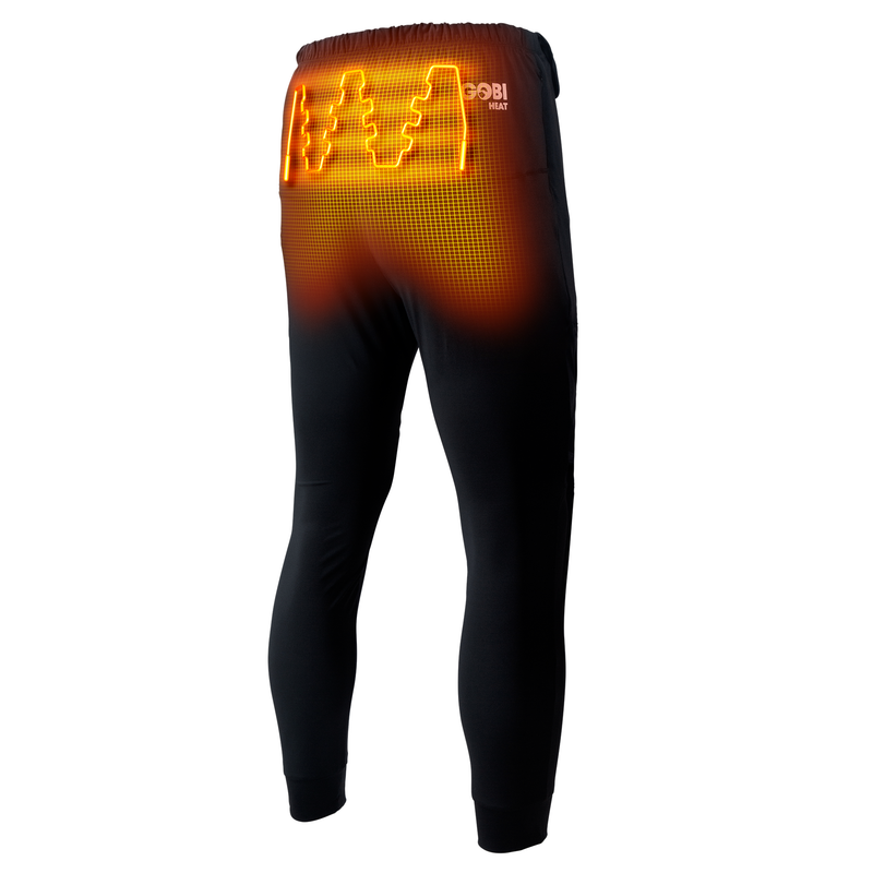 Load image into Gallery viewer, FlexCore Men’s Heated Base Layer Pants – Gobi Heat® - Dual Control
