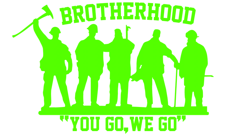 Load image into Gallery viewer, BROTHERHOOD YOU GO WE GO WINDOW DECAL
