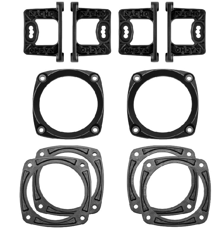 Load image into Gallery viewer, NACHO Quatro Flush Mount - Pair - Fits Any Model Quatro - Not sold with Lights
