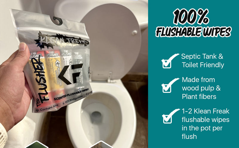 Load image into Gallery viewer, The Flusher - 100 Pack - Flushable Wipes
