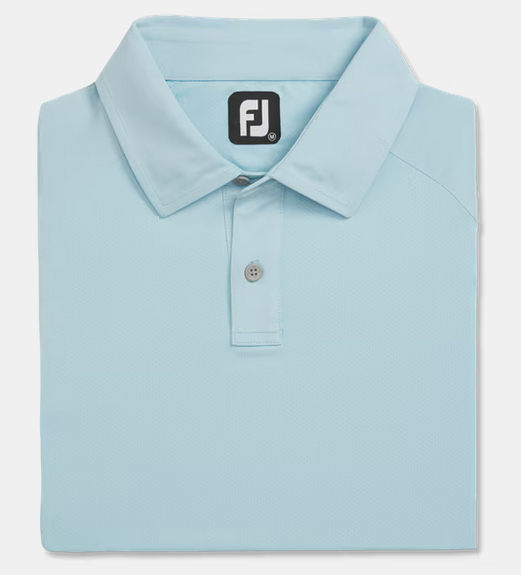 Load image into Gallery viewer, FootJoy Texture Mix Solid Golf Polo
