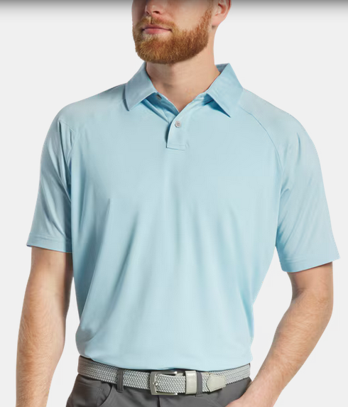 Load image into Gallery viewer, FootJoy Texture Mix Solid Golf Polo
