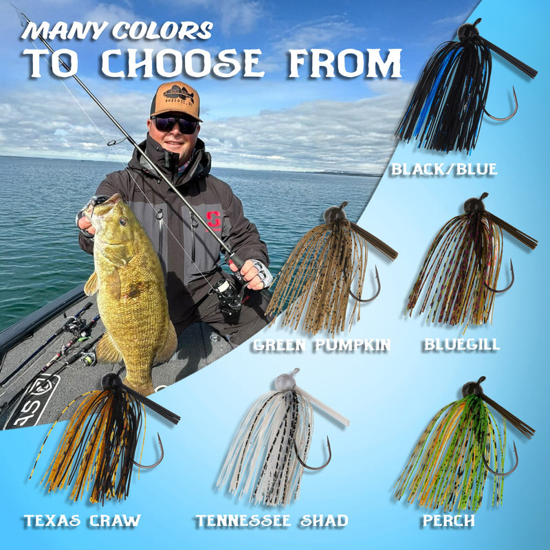 Load image into Gallery viewer, Reaction Tackle Lead Football Jigs 3-Pack
